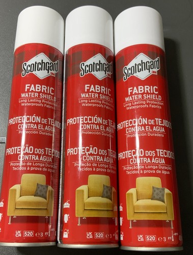 Scotchgard fabric protector - 3x,